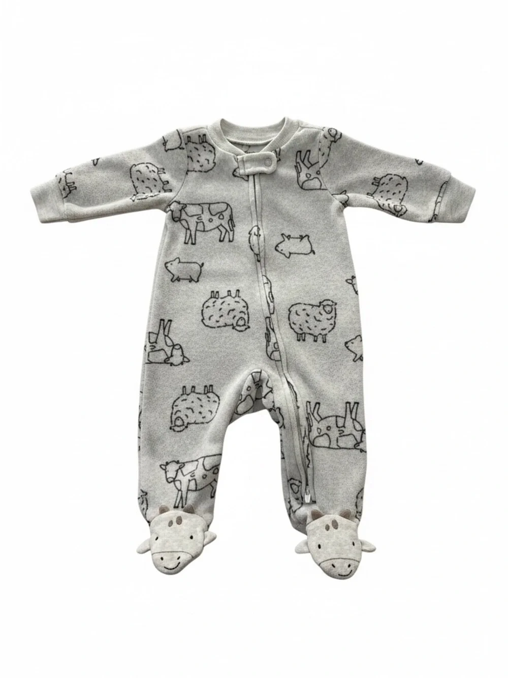 Carter’s Newborn Baby Bundle 7 Pc Pajamas Outfits 0-3M 3-6M‎ Zip Pullover